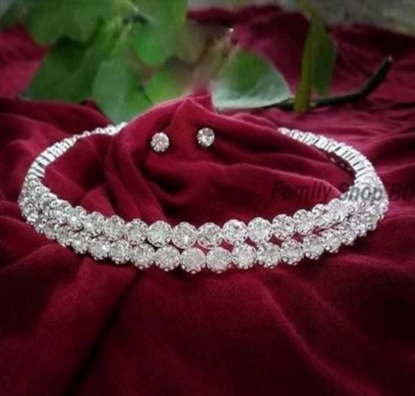 Female outlet diamond choker