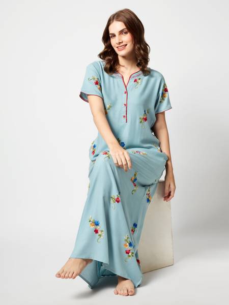 ZEYO Women Nighty