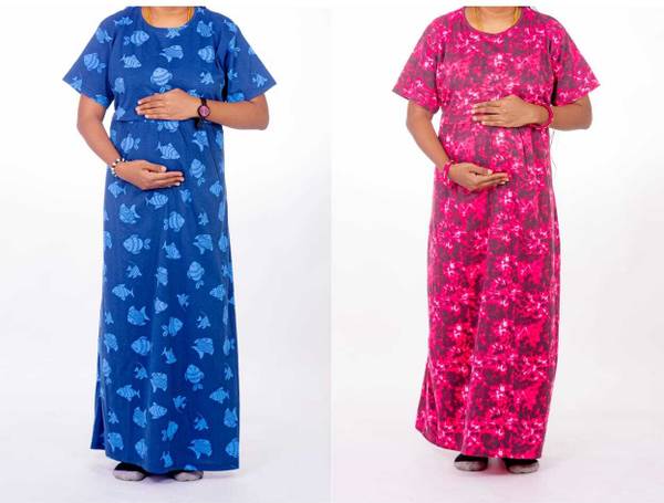 RamApparels Women Maternity/Nursing Nighty