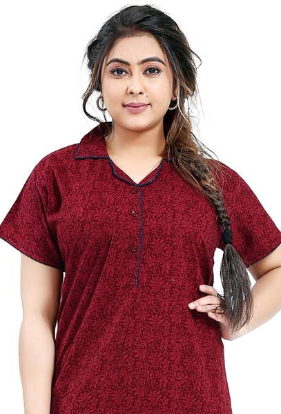 ZAIRRA Women Nighty