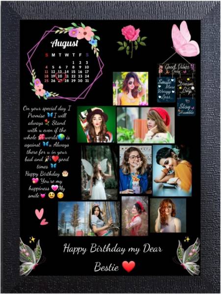 ADRIKA Wood Wall Photo Frame