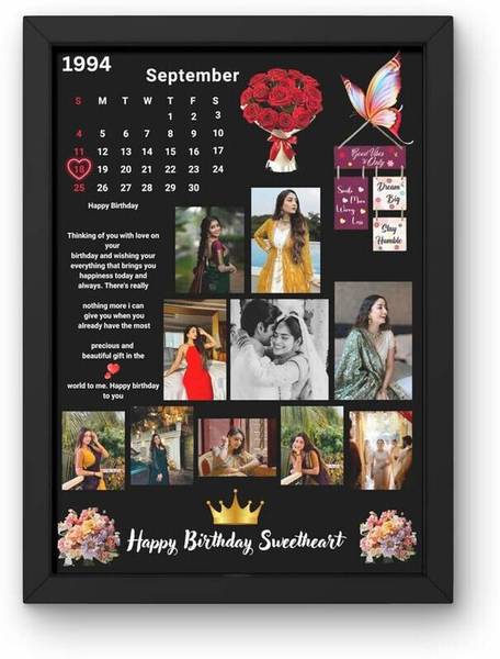 SRS Collection Wood Wall Photo Frame