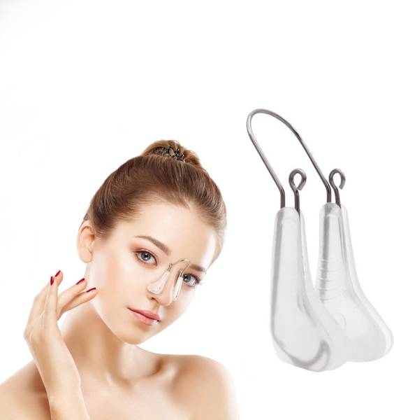 HANNEA Women Nose Shaper Straightener Silicone Bridge Clip Pain Free Corrector 1Pc Nose Shaper