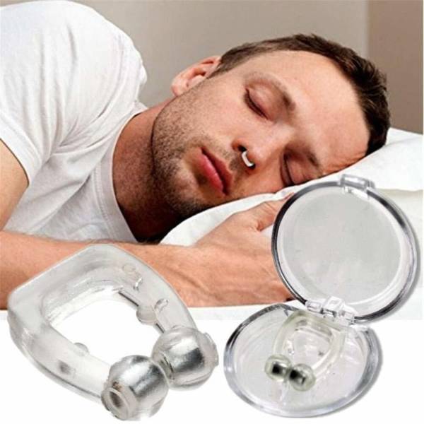 VARSHACREATIION Nose Clip Unisex Stop Snoring Anti Snore Free Sleep Silicone Magnetic Nose Clip Nose Shaper