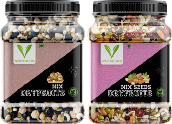 Vedik Welness Healthy Mix Seeds and Dry Fruits Dry Fruits Nutmix Assorted Seeds & Nuts