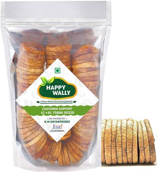 HappyWally Premium Dry Figs | Afghani Anjeer | Soft Medium Size Figs Figs