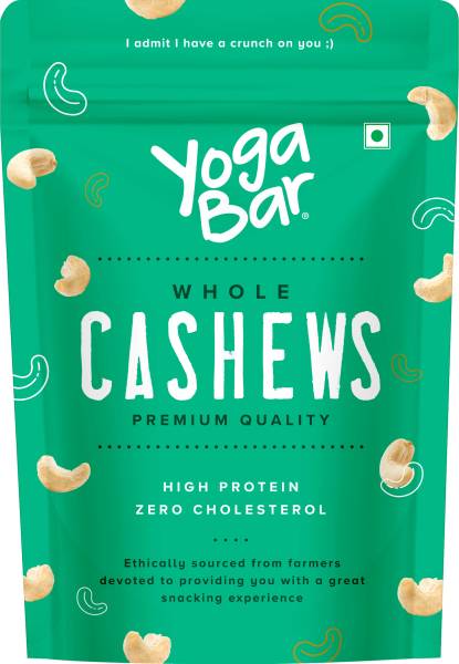 Yogabar Premium Cashews | Whole 320 Kaaju | Premium Nuts & Dry Fruits Cashews