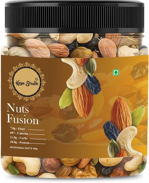 KAYA SHODH Mix Dry Fruit | Nuts Fusion | 400gm | Almonds, Cashews, Assorted Seeds & Nuts