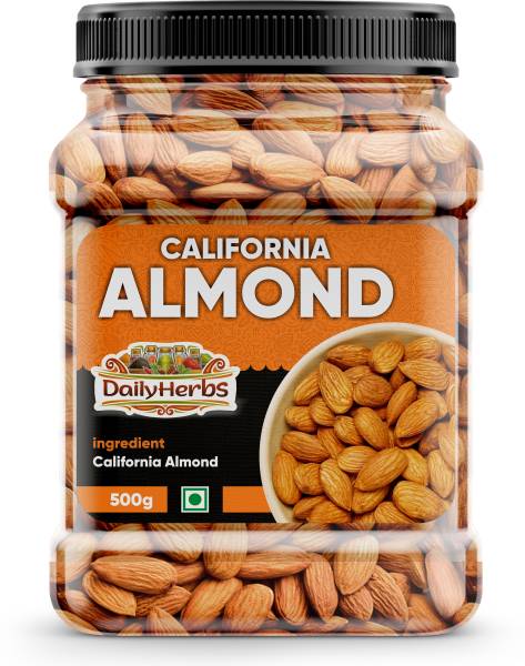 DAILYHERBS Premium Almond/Badam| 100% Natural|Tasty, Crunchy, Immunity Boosting Nuts Almonds