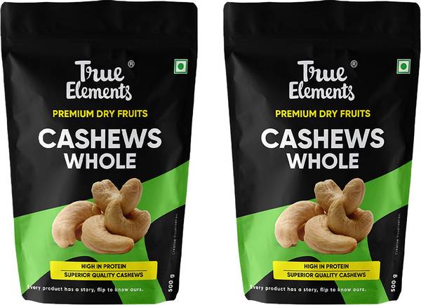 True Elements Goan Cashews 1kg Cashews