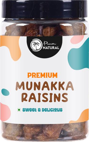 Plum Natural Large Munakha/Raisins Grade - King Size Dry Fruits Munakka Raisins