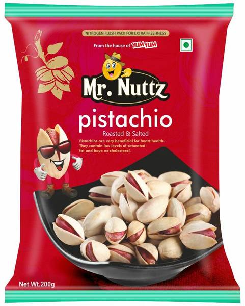 Mr.Nuttz Premium Roasted & Salted Pista 200g Pistachios