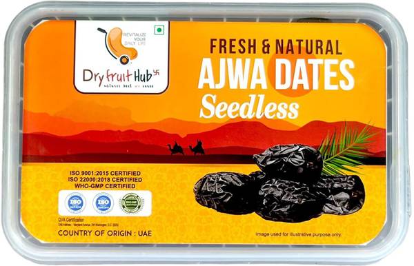 Dry Fruit Hub Ajwa Dates Seedless 1Kg | Ajwa Khajoor Seedless| Ajwa Dates Original Dates