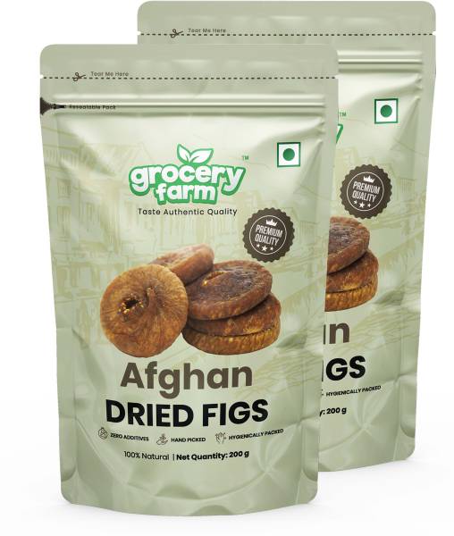 Grocery Farm 100% Natural Afghan Dried Fig - Premium Anjeer, Nutrient-rich and Healthy Figs