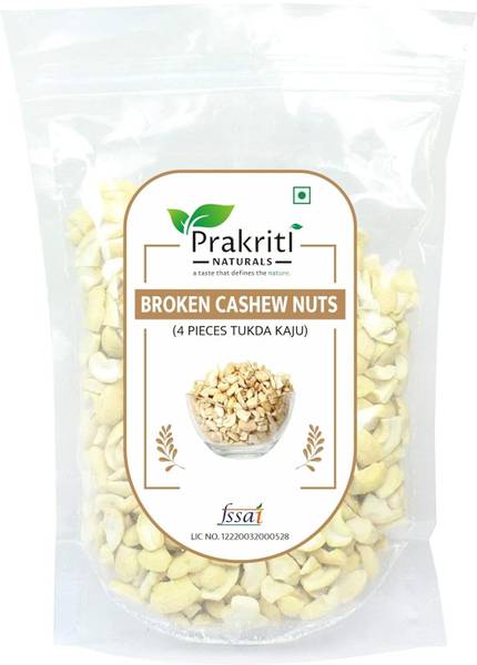 Prakriti Naturals Small Piece Broken Cashew (Kaju Tukda) 1kg Cashews