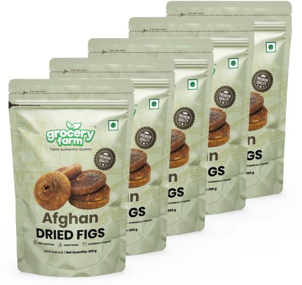 Grocery Farm 100% Natural Afghan Dried Fig - Premium Anjeer, Nutrient-rich and Healthy Figs