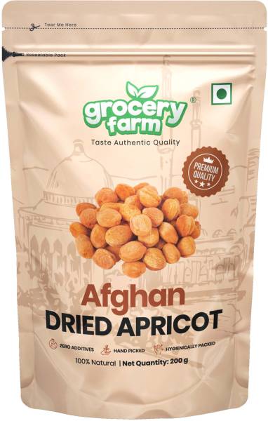 Grocery Farm Afghan Dried Apricot | 100% Authentic & Natural Khumani, Zardalu Apricots