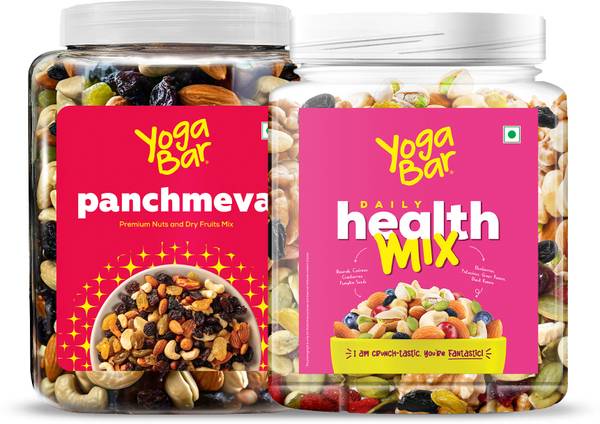 Yogabar Health Mix, Premium Dry Fruit Mix, Panchmeva Assorted Nuts