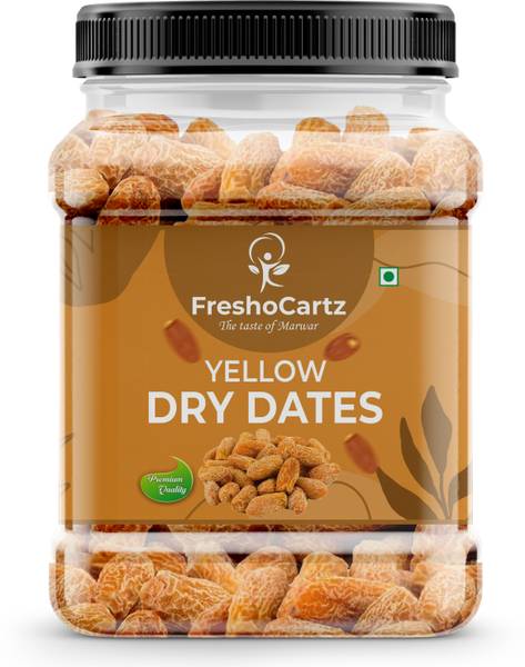 FreshoCartz Yellow Dry Dates | Chuhara | Pili Kharak | Khajur | Chuara | Dry Fruits Dates | Dates