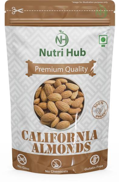 Nutri Hub Almonds, Raw Badam Dry Fruit, Super Healthy Nuts Almonds