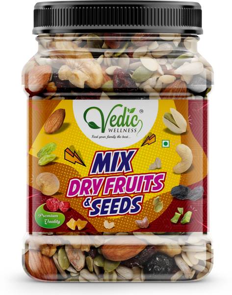 Vedik Welness Healthy Mix Seeds and Dry Fruits Dry Fruits Nutmix Assorted Seeds & Nuts