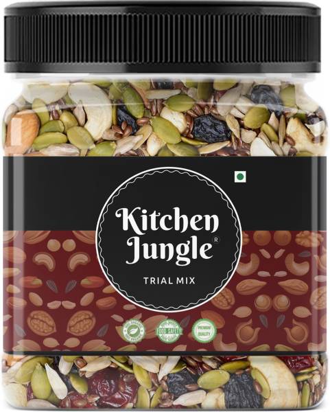 Kitchen Jungle Trail Mix ( 250 g ) | Perfect Mixture Of Healthy Dry Fruits, Berries, Raisins, Assorted Seeds & Nuts