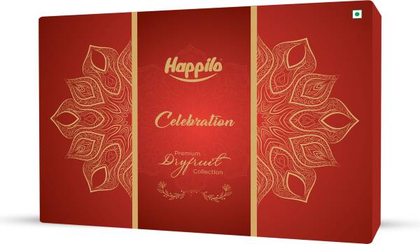 Happilo Dry Fruit Celebration Gift Box Kiwi, Corporate Gifts, Family, Friends, Clients Assorted Nuts