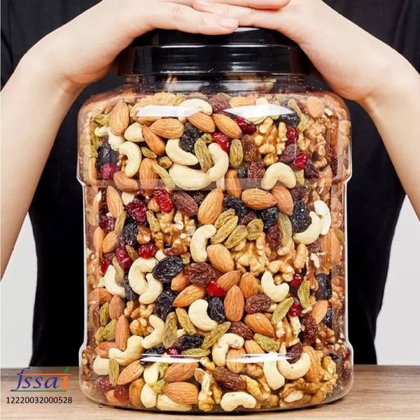 Prakriti Naturals Mix Dry Fruit | Panchmeva | 1KG | JAR | Almonds, Cashews, Raisins, Dry Dates, Pistachios, Figs, Assorted Fruits & Nuts