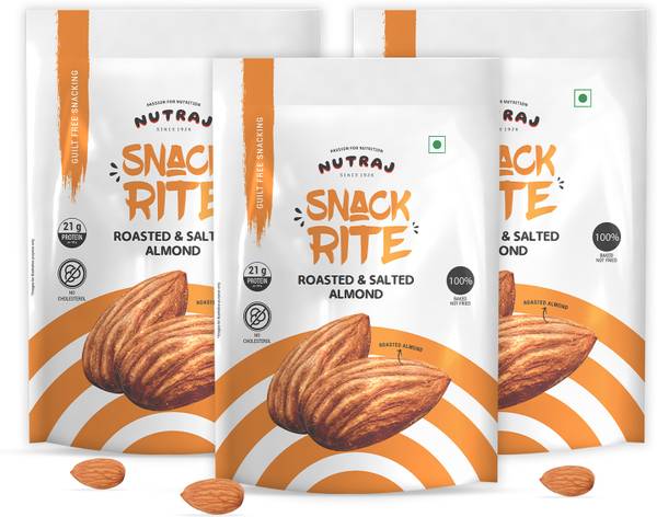 Nutraj Snackrite Almond Roasted & Salted 450g Almonds