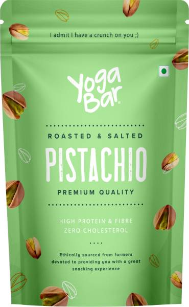 Yogabar Roasted And Salted Premium Quality Pistachios