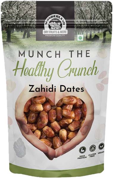WONDERLAND Foods - Dry Fruits Zahidi Dates 500g Pouch | Healthy & Nutritious Soft Khajoor Dates