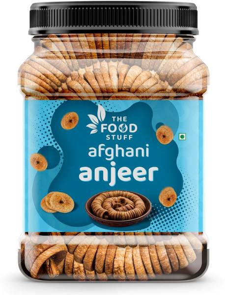 THE FOOD STUFF DRY FIGS PREMIUM ANJEER BOLD AND SOFT FIGS 1KG JAR PACK J18 Figs