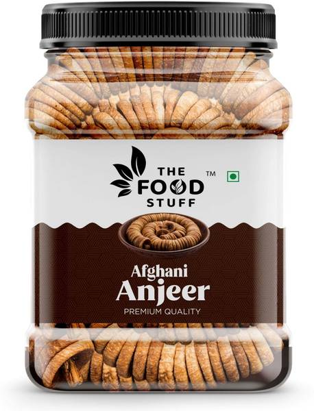 THE FOOD STUFF DRY FIGS PREMIUM ANJEER BOLD AND SOFT FIGS 1KG JAR PACK J3 Figs