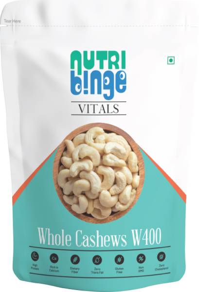 NUTRI BINGE Vitals Whole Cashews W400 Cashews