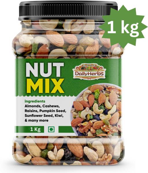 DAILYHERBS Premium Mewa Mix ( Almonds, Cashews, Raisins, Apricots, Kiwi, Assorted Seeds & Nuts