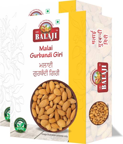 Lali Balaji Gurbandi MALAI 500g (250g x pack of 2) Almonds