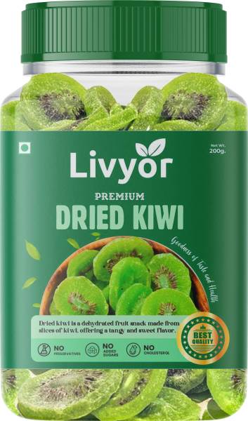 LIVYOR Premium Dried Kiwi | Dry Fruits Kiwi