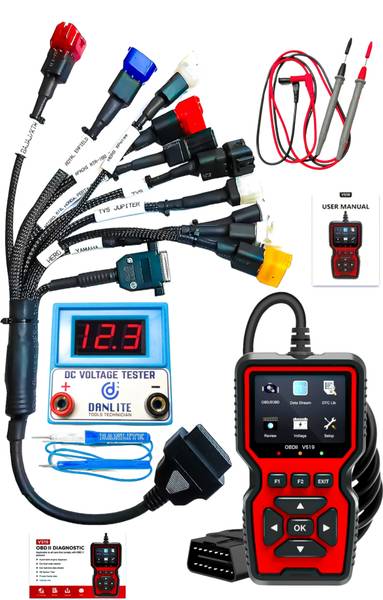 Danlite Tools Technician Danlite V519 OBD-II Scanner For Bs6 Bs7 Bikes OBD Reader