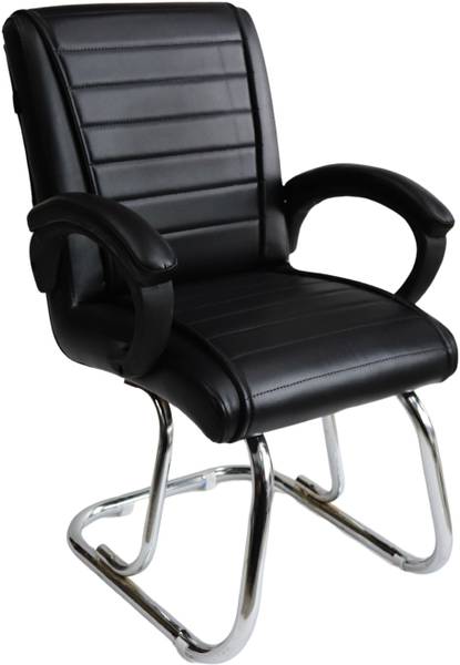 P P CHAIR Director Principal Manager Heavy Metal Frame| Visitor/Study/Office Arm Chair Leatherette Office Arm Chair