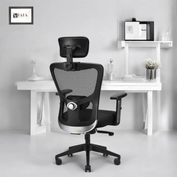 IAFA JADE High Back Ergonomic Office Chair with Ad Heavy Duty Metal Base Mesh Office Adjustable Arm Chair