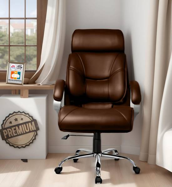 AASHRA ENTERPRISES E.A Super S-91 High Back Boss Chair Made With 1st Grade High Density Premium Leatherette Office Executive Chair