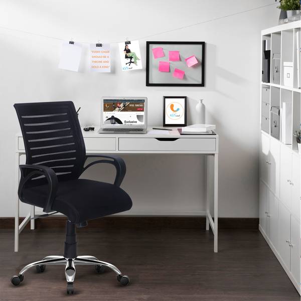 KVS INDIA Mesh Office Chair Mesh Office Adjustable Arm Chair Price