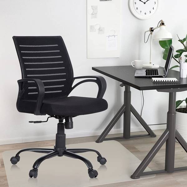 ASTRIDE Ace Mid Back Office Chair/Study Chair (Metal Base, Black) Mesh Office Executive Chair