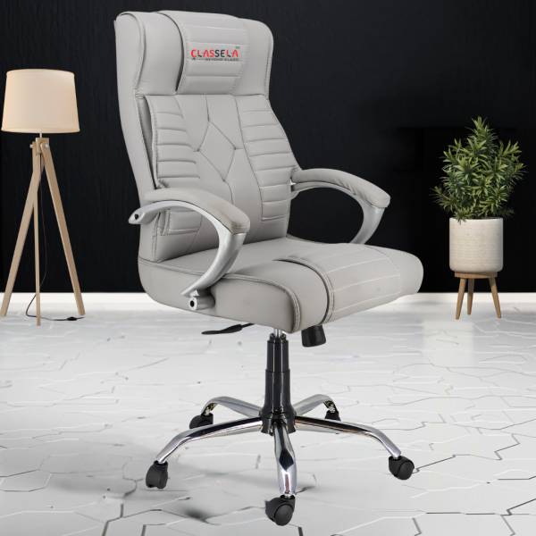 CLASSELA premium leatherette ergonomic Boss revolving office chair with 2 years Warranty Leatherette Office Executive Chair