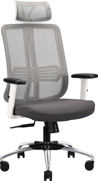 IAFA SERENE High Back Ergonomic Office Chair Heavy Duty Metal Base | Study Chair | Mesh Office Adjustable Arm Chair