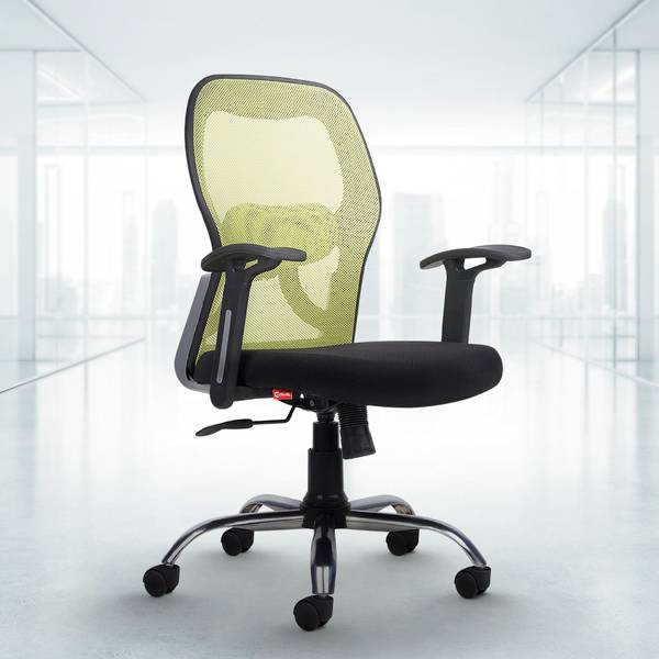 CELLBELL Taurus C100 Lite Mid Back Comfortable Mesh Office Arm Chair