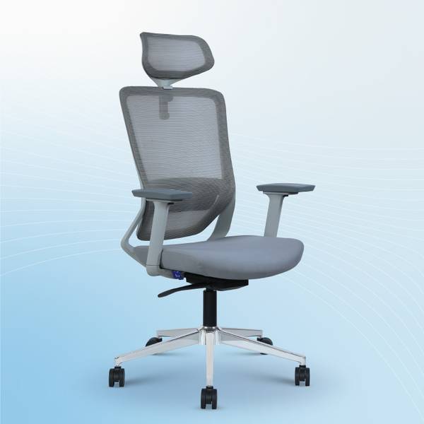 Vergo Ease Mesh Office Chair, Adjustable Armrest, Lumbar Support, Ergonomic Desk Chair Mesh, Fabric Office Executive Chair