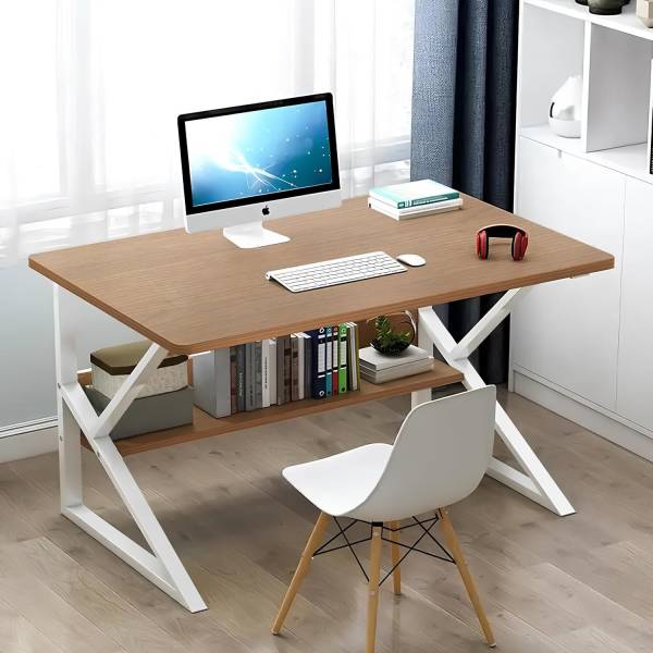 lukzer Engineered Wood Study Table