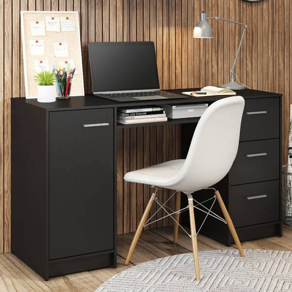 Madesa Office Computer Writing Desk Engineered Wood Study Table - Price ...