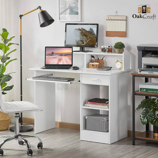 Oakcraft Multipurpose Home Office Computer Writing Desk/Office Table ...